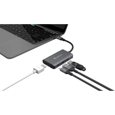 Uag 4-Port Usb-C Hub - Grey